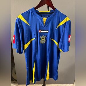 UKRAINE NATIONAL TEAM 2006 AWAY FOOTBALL SOCCER SHIRT JERSEY LOTTO 2XL